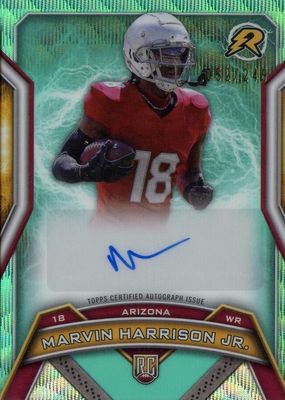 2024 Topps Resurgence #RRS-MHJ Resurgence Rookie Signatures - Aqua Surge Refractor /249