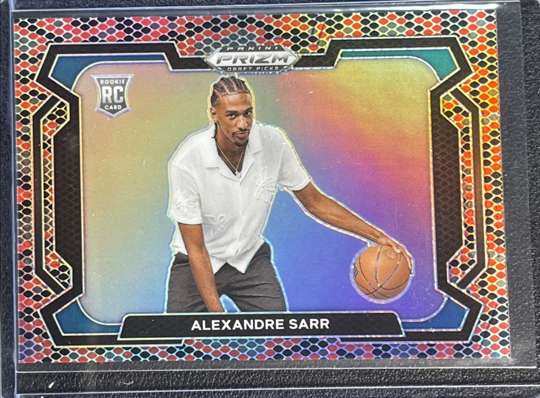 Alexandre Sarr 2024 Prizm Draft Picks #52b Snakeskin /(SSP) Rookie RAW