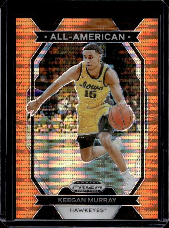 2024 Prizm Draft Picks #19 All-American - Orange Pulsar /49