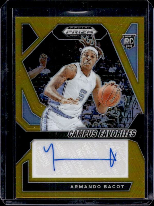 2024 Prizm Draft Picks #CFS-ABC Campus Favorites Signatures - Gold /10