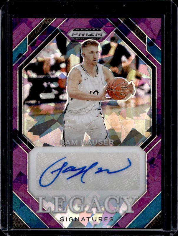 2024 Prizm Draft Picks #LS-SAM Legacy Signatures - Purple Ice /99