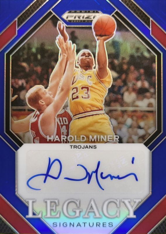 2024 Prizm Draft Picks #LS-HMN Legacy Signatures - Blue