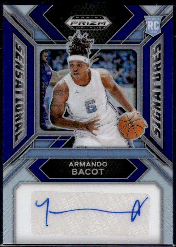 2024 Prizm Draft Picks #SS-AB Sensational Signatures - Blue /149