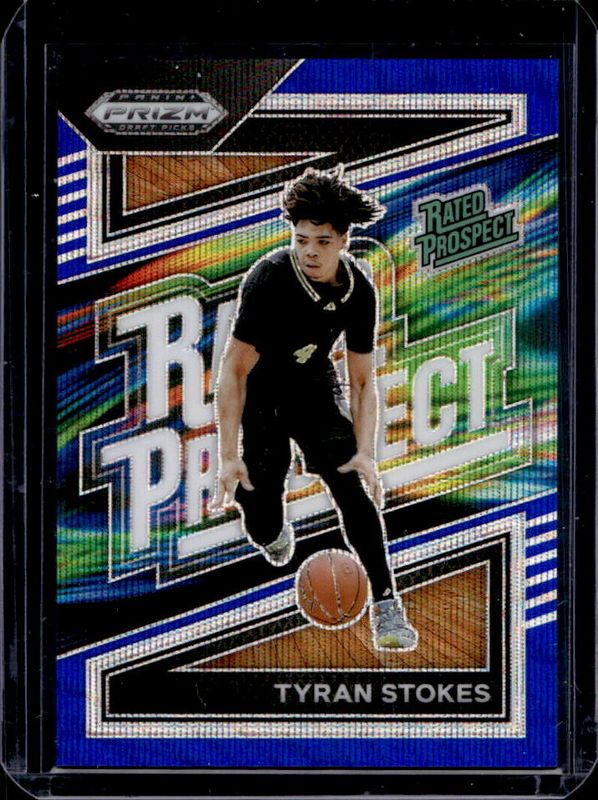 2024 Prizm Draft Picks #8 Rated Prospect - Blue Wave /249