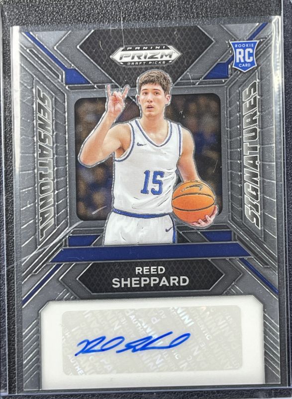 Reed Sheppard 2024 Prizm Draft Picks #SS-RSP Sensational Signatures Rookie RAW