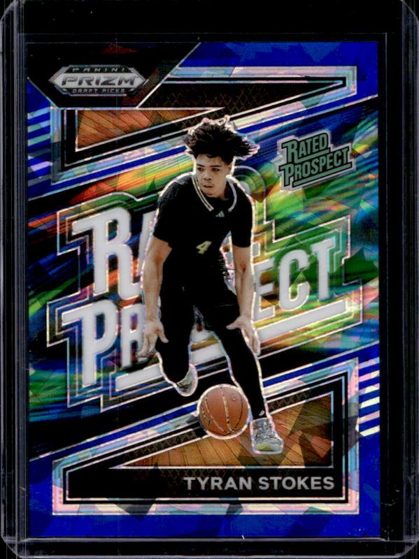 2024 Prizm Draft Picks #8 Rated Prospect - Blue Ice /99