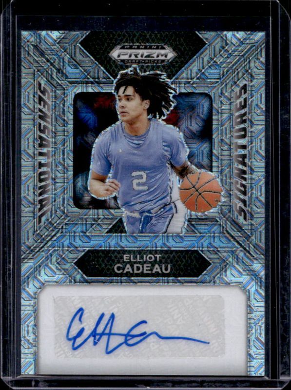 2024 Prizm Draft Picks #SS-ELC Sensational Signatures - Mojo /25