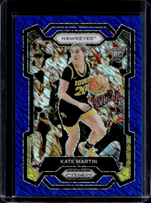2024 Prizm Draft Picks #62 Blue Shimmer /19