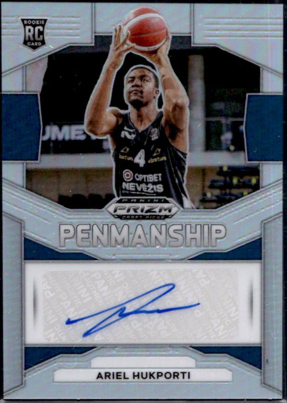 2024 Prizm Draft Picks #P-HUK Penmanship - Silver