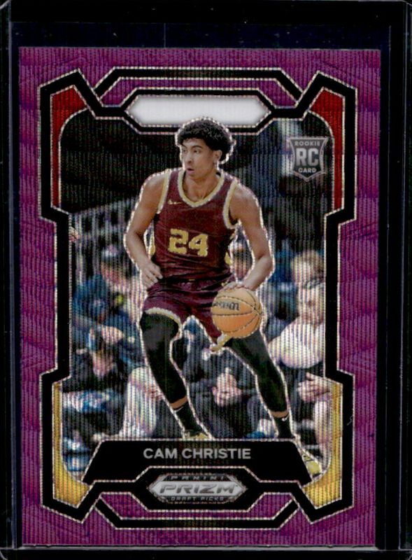 2024 Prizm Draft Picks #4 Purple Wave