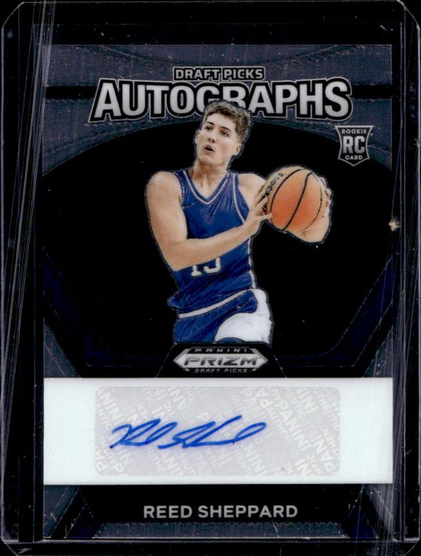 Reed Sheppard 2024 Prizm Draft Picks #DPA-RSP Draft Picks Autographs Rookie RAW
