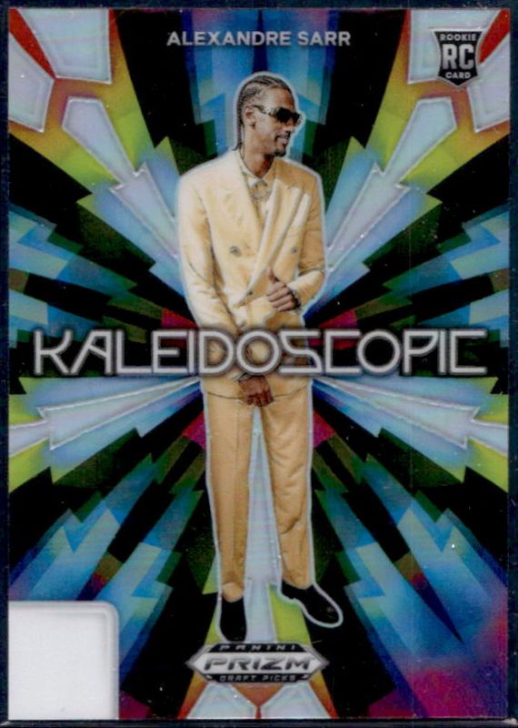 Alexandre Sarr 2024 Prizm Draft Picks #11 Kaleidoscopic - Silver Rookie RAW