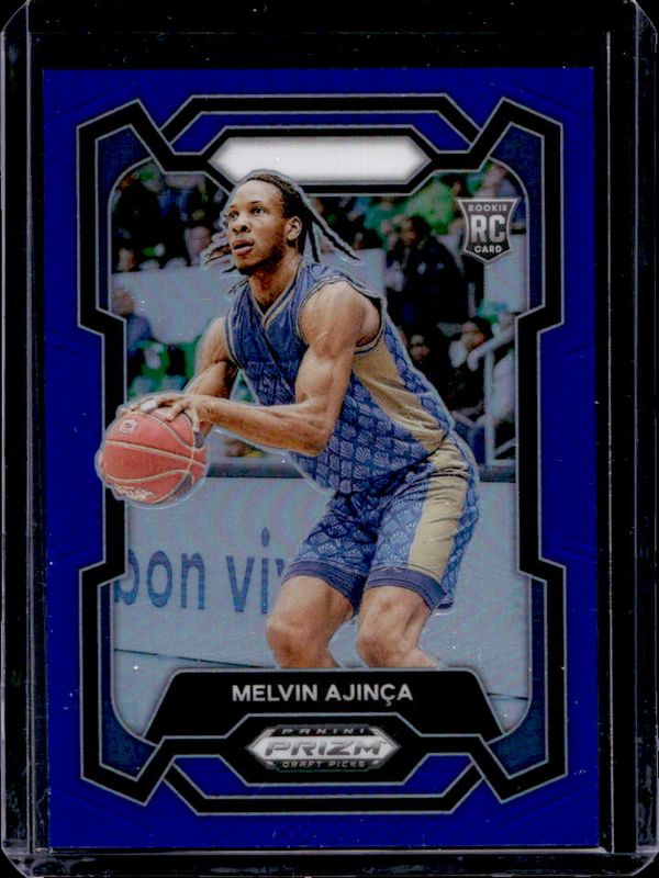 Melvin Ajinca 2024 Prizm Draft Picks #48 Blue /199 RAW