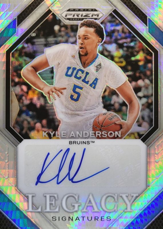 Kyle Anderson 2024 Prizm Draft Picks #LS-KYA Legacy Signatures - Hyper RAW