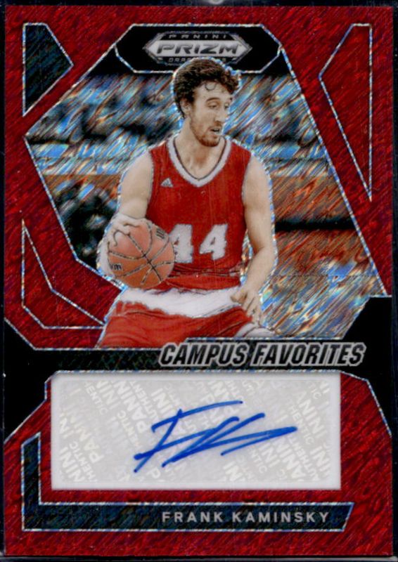 2024 Prizm Draft Picks #CFS-FKM Campus Favorites Signatures - Red Shimmer /11