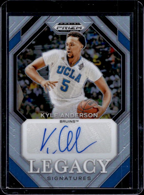 Kyle Anderson 2024 Prizm Draft Picks #LS-KYA Legacy Signatures - Silver RAW