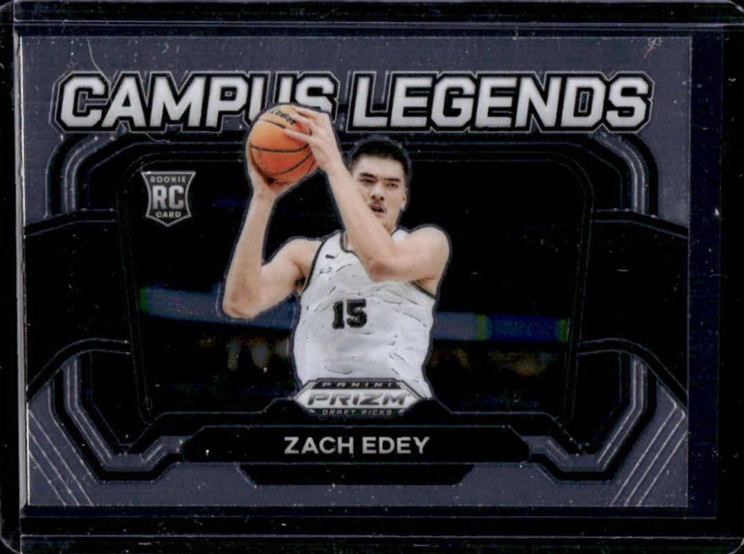 Zach Edey 2024 Prizm Draft Picks #8 Campus Legends Rookie RAW