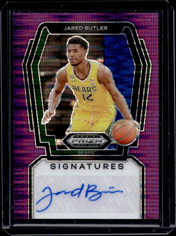 2024 Prizm Draft Picks #S-JBT Signatures - Purple Pulsar /15