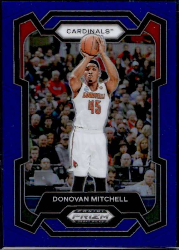 Donovan Mitchell 2024 Prizm Draft Picks #75 Blue /199 Price Guide