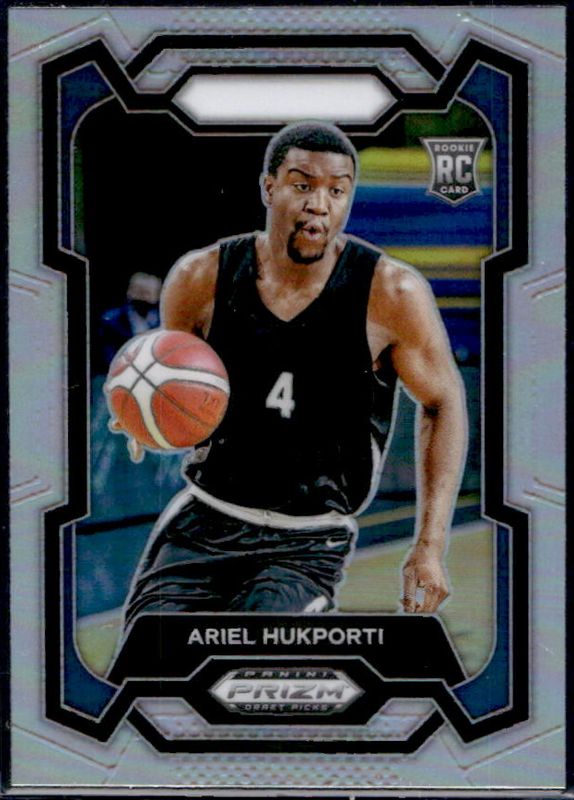 Ariel Hukporti 2024 Prizm Draft Picks #78 Silver Rookie RAW