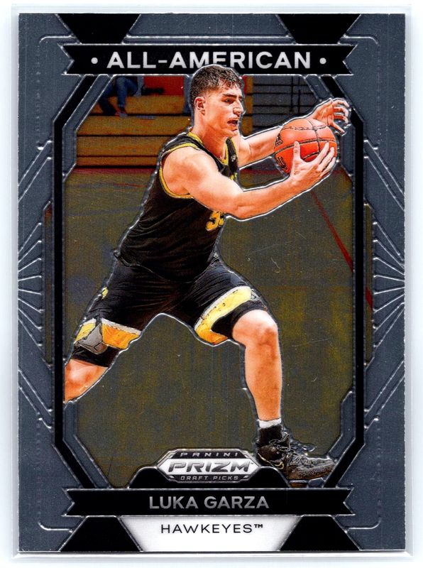 Luka Garza 2024 Prizm Draft Picks #26 All-American RAW