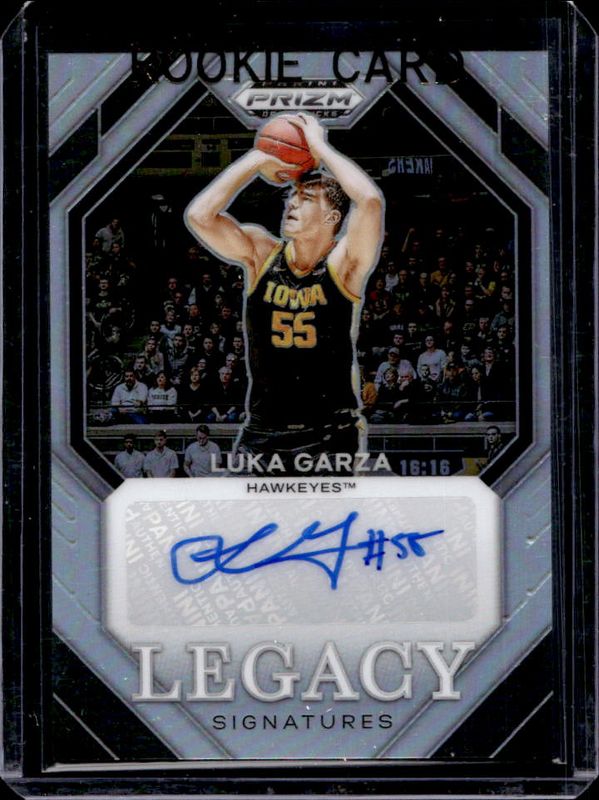 Luka Garza 2024 Prizm Draft Picks #LS-LGZ Legacy Signatures - Silver RAW