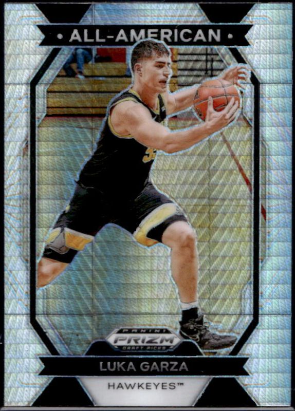 Luka Garza 2024 Prizm Draft Picks #26 All-American - Hyper RAW