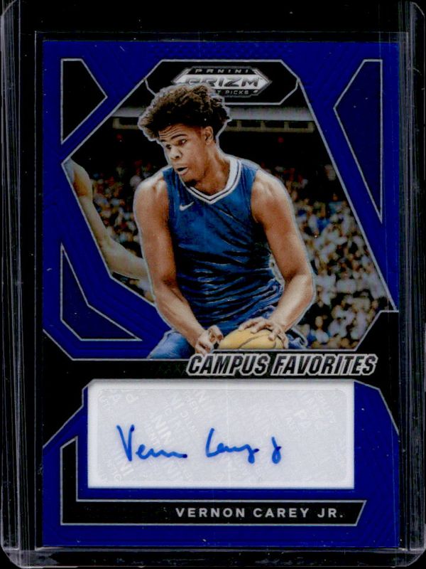2024 Prizm Draft Picks #CFS-VCJ Campus Favorites Signatures - Blue /149
