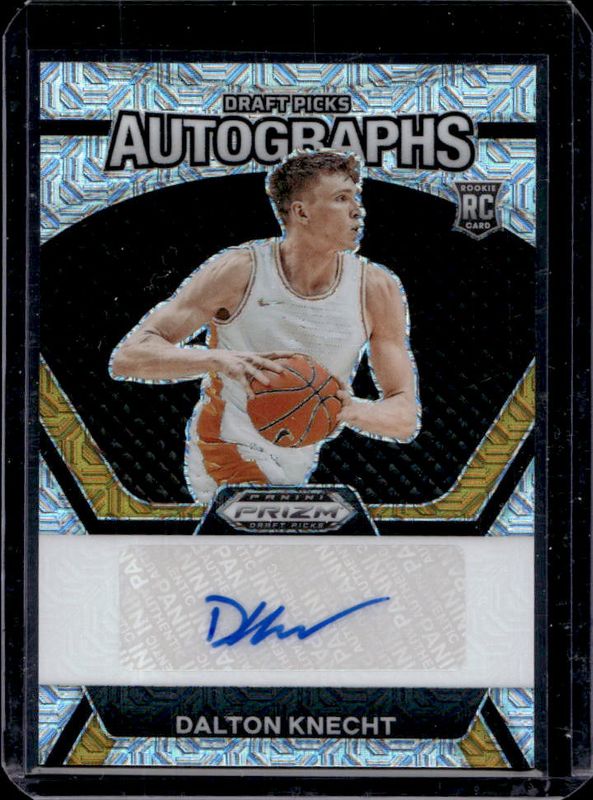 Dalton Knecht 2024 Prizm Draft Picks #DPA-DKC Draft Picks Autographs - Mojo /25 Rookie RAW