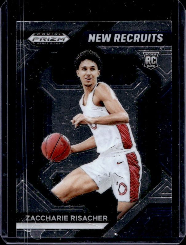 Zaccharie Risacher 2024 Prizm Draft Picks #21 New Recruits Price Guide ...