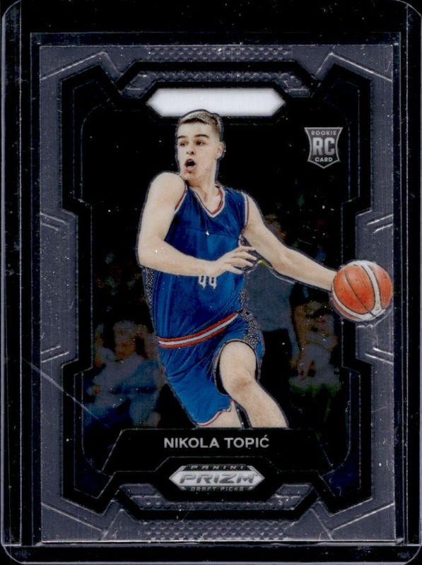 Nikola Topic 2024 Prizm Draft Picks #10 Base Price Guide - Sports Card ...