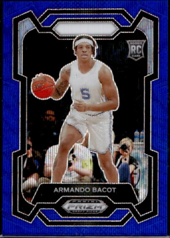 Armando Bacot 2024 Prizm Draft Picks #79 Blue Wave /249 RAW