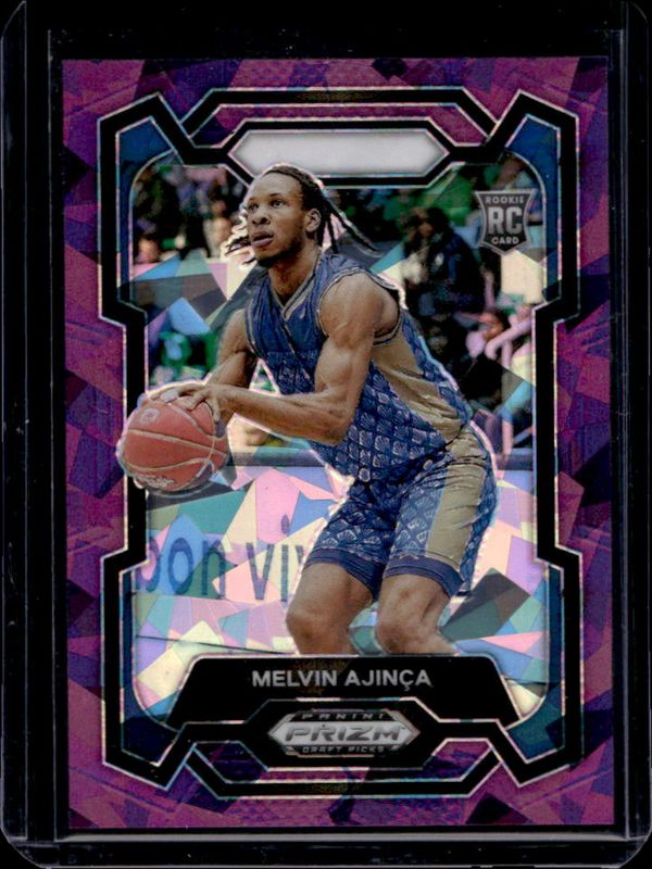Melvin Ajinca 2024 Prizm Draft Picks #48 Purple Ice /149 RAW