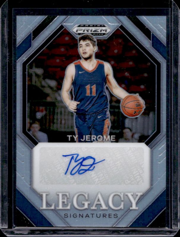 Ty Jerome 2024 Prizm Draft Picks #LS-TYJ Legacy Signatures - Silver RAW