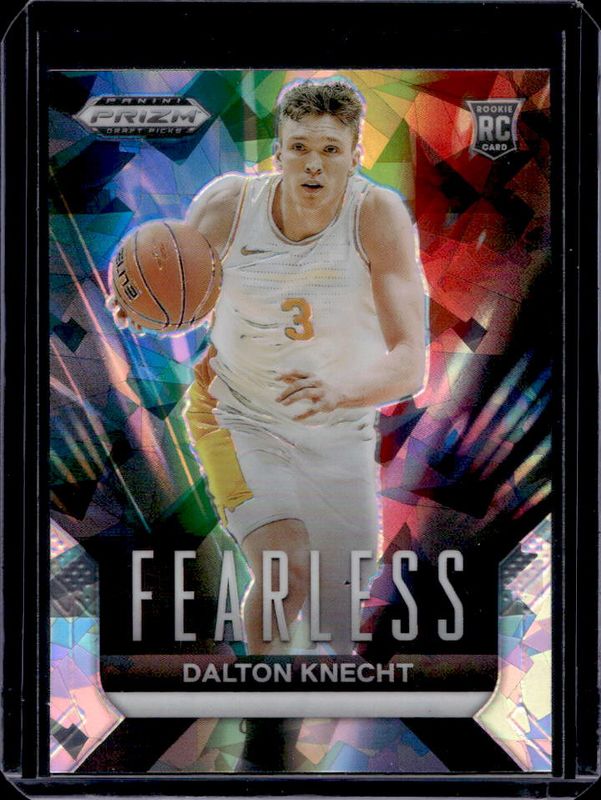 Dalton Knecht 2024 Prizm Draft Picks #22 Fearless - Ice Rookie RAW