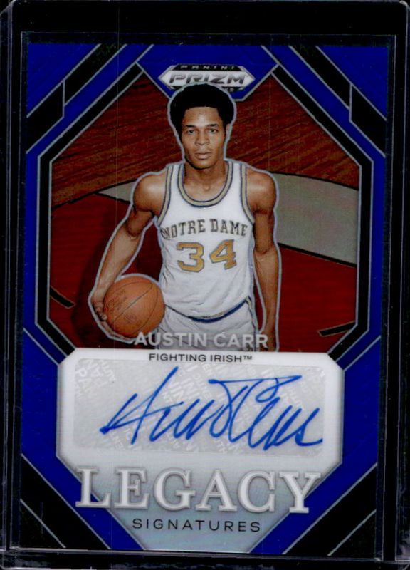 Austin Carr 2024 Prizm Draft Picks #LS-ACR Legacy Signatures - Blue RAW
