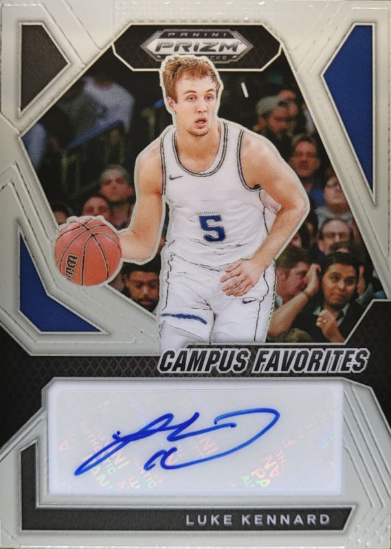 Luke Kennard 2024 Prizm Draft Picks #CFS-LKK Campus Favorites Signatures RAW