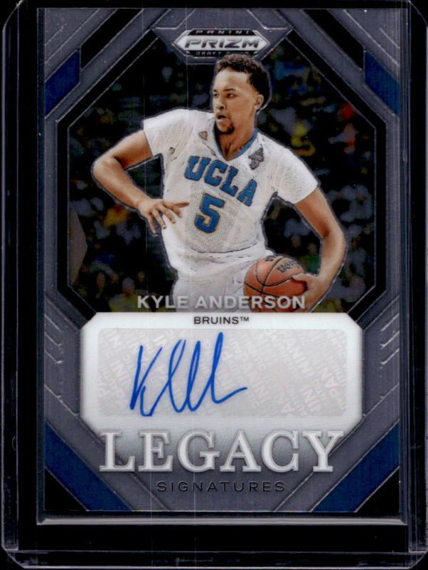 Kyle Anderson 2024 Prizm Draft Picks #LS-KYA Legacy Signatures RAW