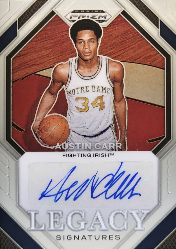 Austin Carr 2024 Prizm Draft Picks #LS-ACR Legacy Signatures RAW