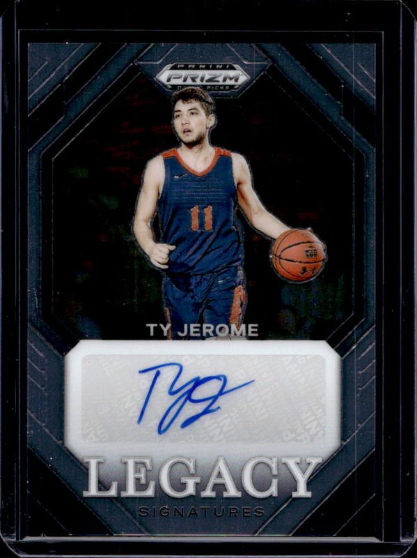 Ty Jerome 2024 Prizm Draft Picks #LS-TYJ Legacy Signatures RAW
