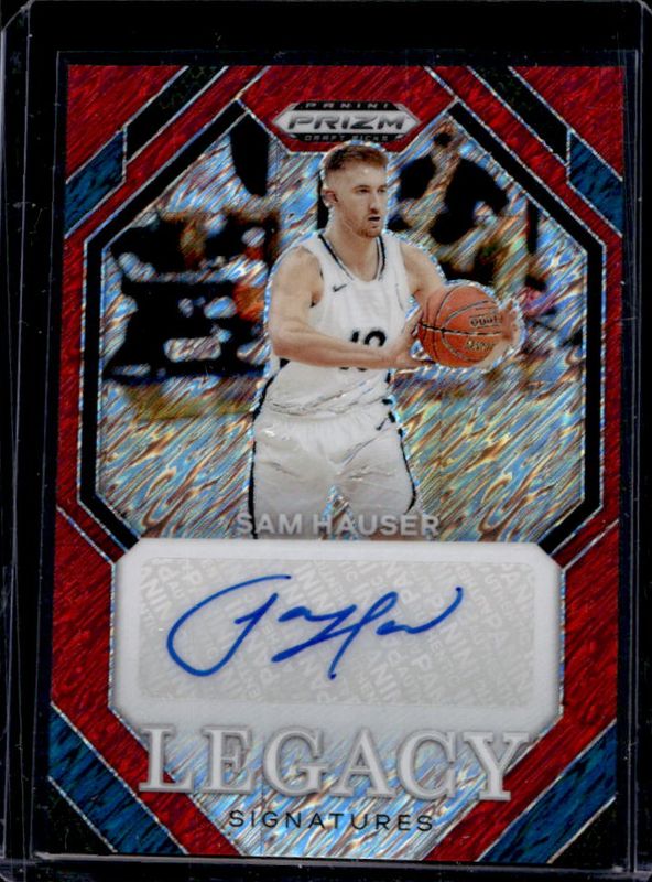 2024 Prizm Draft Picks #LS-SAM Legacy Signatures - Red Shimmer /11
