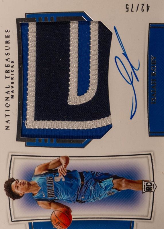 2019 National Treasures #105 Rookie Patch Auto Horizontal /75