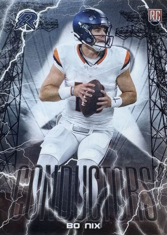 Bo Nix 2024 Topps Resurgence #C-8 Conductors Rookie RAW