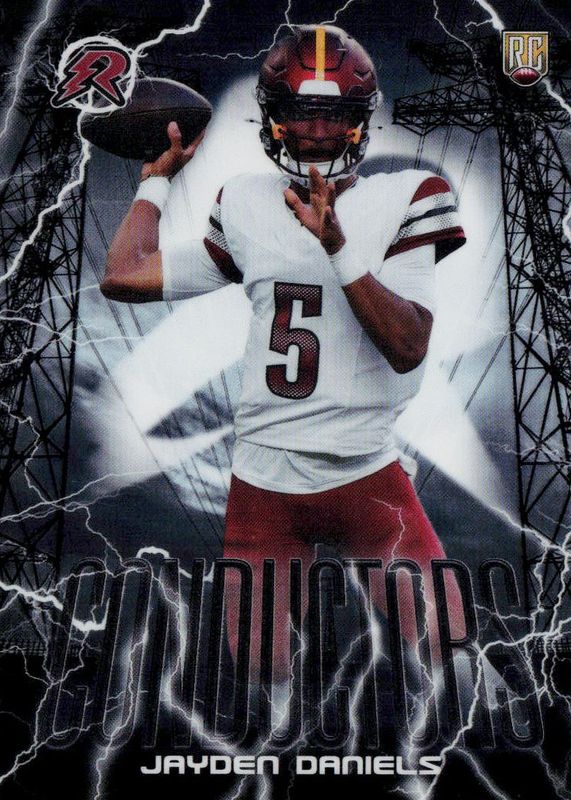 Jayden Daniels 2024 Topps Resurgence #C-6 Conductors Rookie RAW