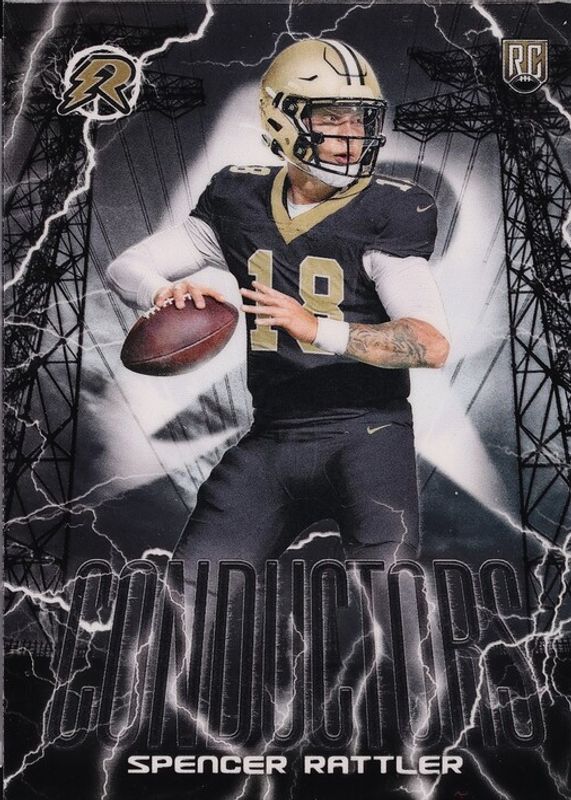 Spencer Rattler 2024 Topps Resurgence #C-9 Conductors Rookie RAW