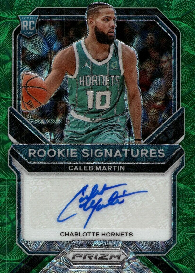 Caleb Martin 2020 Prizm #RS-CMT Rookie Signatures - Choice Green