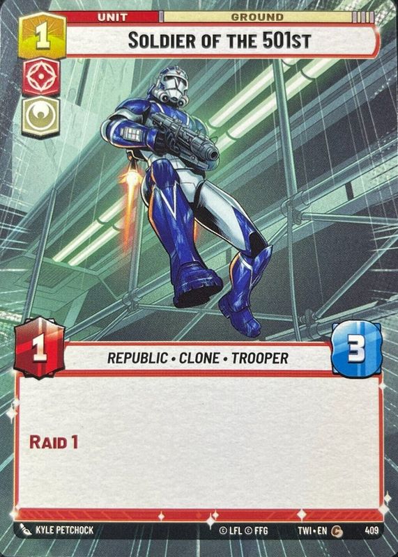 Soldier of the 501st 2024 Twilight of the Republic #409 Hyperspace RAW