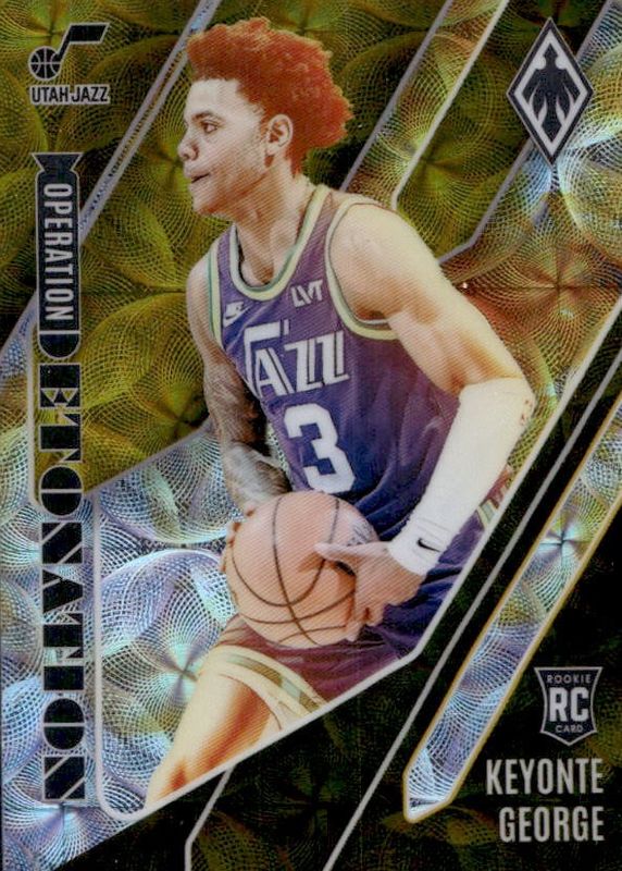 Keyonte George 2023 Phoenix #11 Operation Detonation - International Gold /10 Rookie RAW