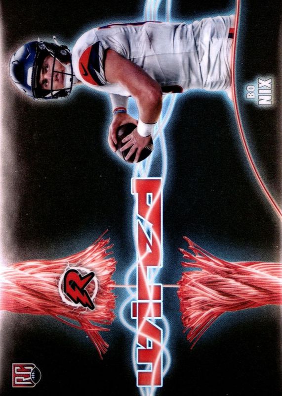 Bo Nix 2024 Topps Resurgence #W-3 Wired /(SSP) Rookie RAW