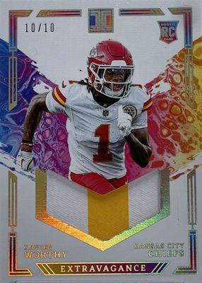 2024 Impeccable #EP-XWY Extravagance Patches - Gold /10